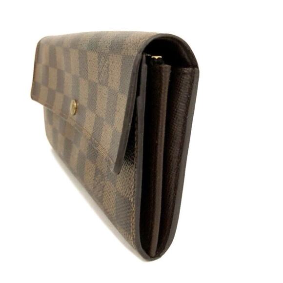 Authentic LV Louis Vuitton Damier Porte Feuille Sarah Long Bifold Wallet - Picture 3 of 9